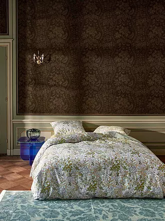 ESSENZA | Biancheria da letto in raso 70x90cm / 140x200cm Ophelia Sahara Sun | hellgrün